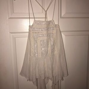 White embroidered Top